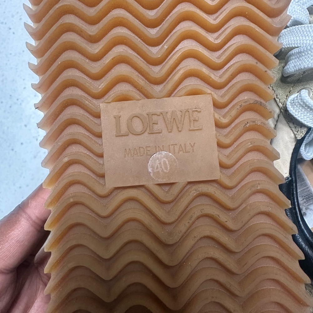 Loewe Cream and Black Sneakers - Picture 8 of 8